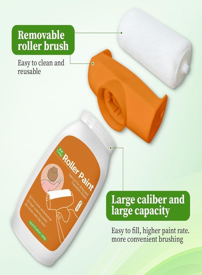 TEKCOOL بكرة طلاء لإصلاح الجدران من TEKCOOL، أداة تنظيف منزلية، طلاء لاتكس مائي، تجديد ذاتي مع بكرة، بكرة طلاء متعددة الوظائف للشقوق، حل إصلاح الجدران، بكرة طلاء (500 غرام) - Image 3